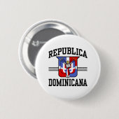 Republika Dominicana Button (Vorne & Hinten)