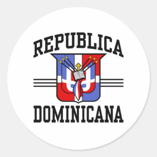 Republika Dominicana Runder Aufkleber
