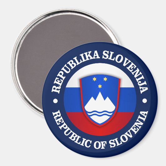 Republika Slovenija Magnet (Vorderseite/Rückseite)