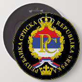 Republika Srpska Button (Vorne & Hinten)