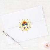 Republika Srpska Runder Aufkleber (Umschlag)