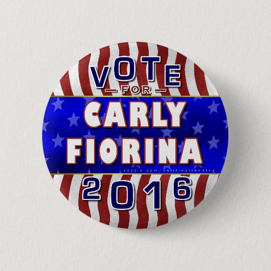 Republikaner 2016 Carly Fiorina-Präsidenten-Wahl Button (Vorderseite)