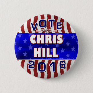 Republikaner 2016 Chris-Hügel-Präsidenten-Wahl Button