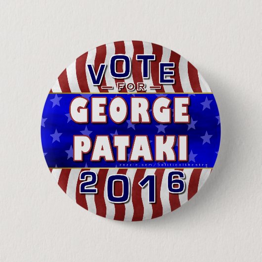 Republikaner 2016 George Pataki Präsidenten-Wahl Button (Vorderseite)