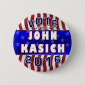 Republikaner 2016 John-Kasich Präsidenten-Wahl Button (Vorderseite)