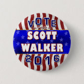 Republikaner 2016 Scott-Wanderer-Präsidenten-Wahl Button (Vorderseite)