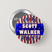 Republikaner 2016 Scott-Wanderer-Präsidenten-Wahl Button (Vorne & Hinten)