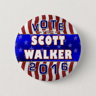 Republikaner 2016 Scott-Wanderer-Präsidenten-Wahl Button