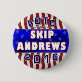 Republikaner 2016 Sprungs-Andrews-Präsidenten-Wahl Button (Vorderseite)