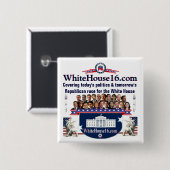 Republikaner-BewerberButton des Haus-2016 Button (Vorne & Hinten)