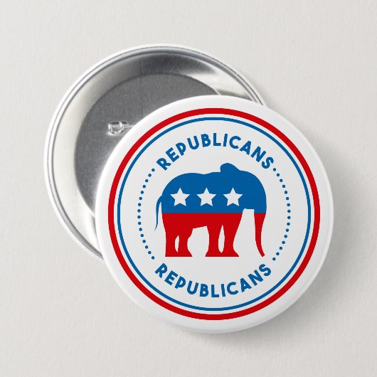 Republikaner Button (Vorne & Hinten)