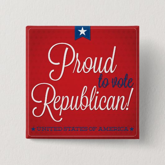 Republikaner Button (Vorderseite)