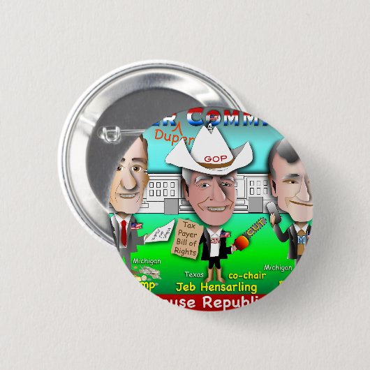 Republikaner Button (Vorne & Hinten)