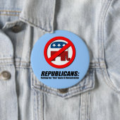 Republikaner - den Betrug in Konservativen zurück Button (Beispiel)