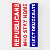 Republikaner, die Zuhause bleibe, wählen populäre Banner (Vertikal)