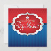 Republikaner Einladung (Vorderseite)