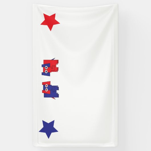 Republikaner Elefant Banner (Vertikal)