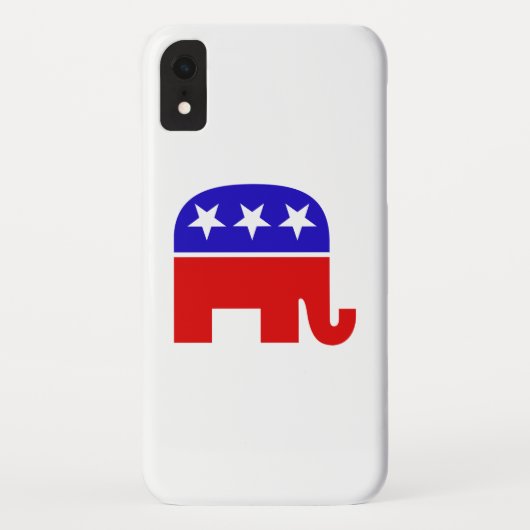 Republikaner Elefant Case-Mate iPhone Hülle (Rückseite)