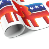 Republikaner Elefant Geschenkpapier (Rolleneckpunkt)