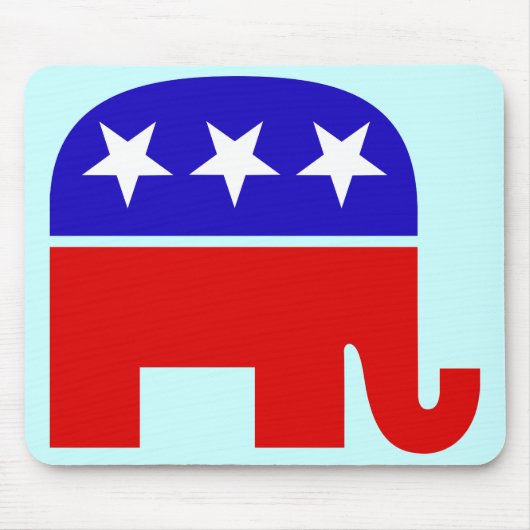 Republikaner Elefant Mousepad (Vorne)