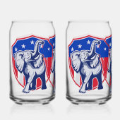 Republikaner Elephant Dosenglas (Vorderseite)