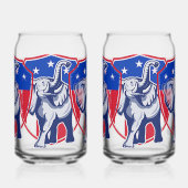 Republikaner Elephant Dosenglas (Links)