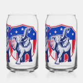 Republikaner Elephant Dosenglas (Rückseite)