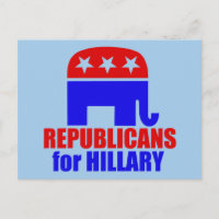 Republikaner Elephant für Hillary Clinton