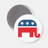 Republikaner Elephant Magnet (Vorderseite/Rückseite)