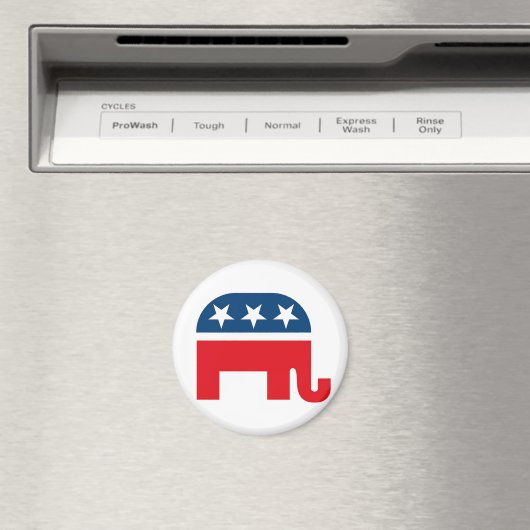 Republikaner Elephant Magnet (In Situ (Geschirrspüler))