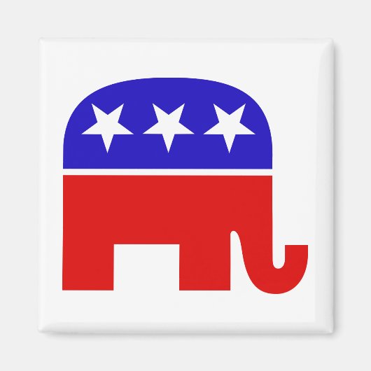 Republikaner Elephant Magnet (Vorne)