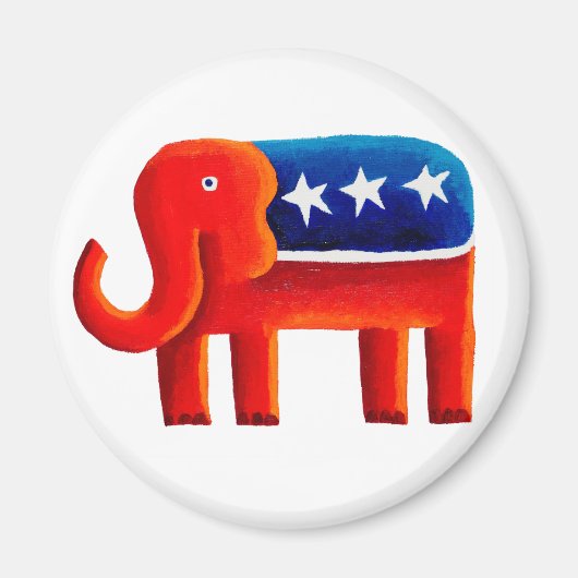 Republikaner Elephant Magnet (Vorne)