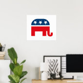 Republikaner Elephant Poster (Heimbüro)