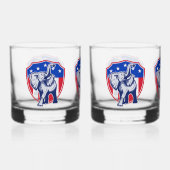 Republikaner Elephant Whiskyglas (Vorderseite)