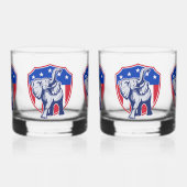 Republikaner Elephant Whiskyglas (Links)