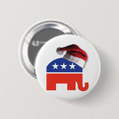 Republikaner-Elephant-XMAS Button (Vorne & Hinten)