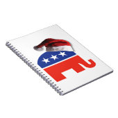 Republikaner-Elephant-XMAS Notizblock (Rechte Seite)