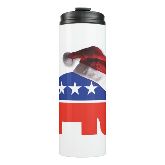 Republikaner-Elephant-XMAS Thermosbecher (Vorderseite)