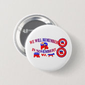 Republikaner erinnern sich im November an Button (Vorne & Hinten)