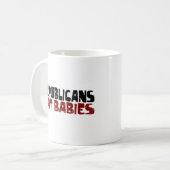Republikaner essen Babys Kaffeetasse (Vorderseite Links)