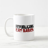Republikaner essen Babys Kaffeetasse (Links)