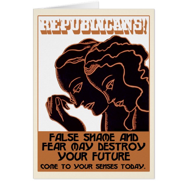 Republikaner! Falsche Schande und Furcht [Karte] (Vorne)