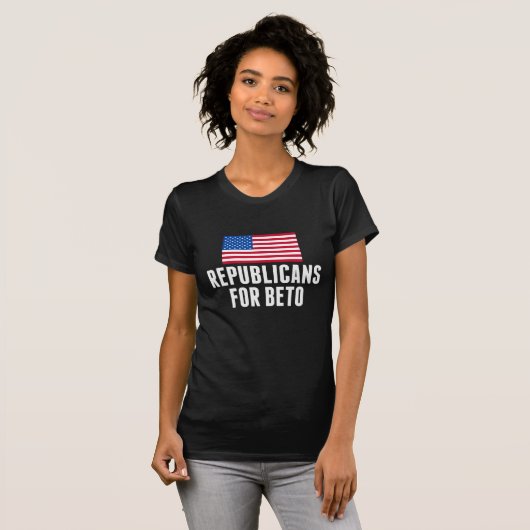 Republikaner für Beto O'Rourke 2020 T-Shirt (Vorne ganz)