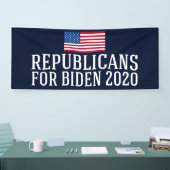Republikaner für Biden 2020 Banner (Messe)