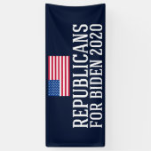 Republikaner für Biden 2020 Banner (Vertikal)