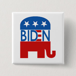 Republikaner für Biden 2020 Button