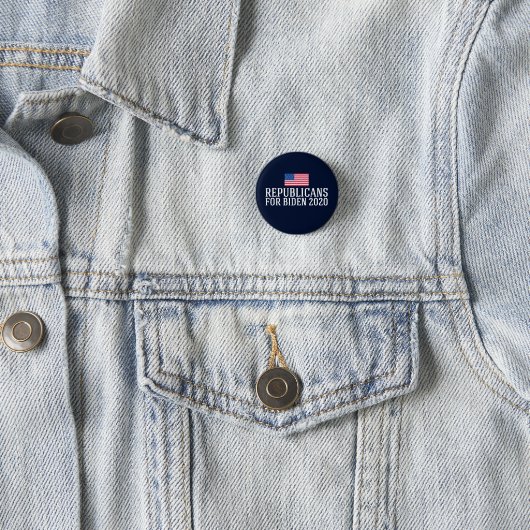 Republikaner für Biden 2020 Button (Beispiel)