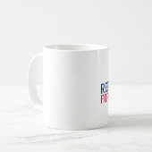 Republikaner für Biden 2020 Kaffeetasse (Vorderseite Links)