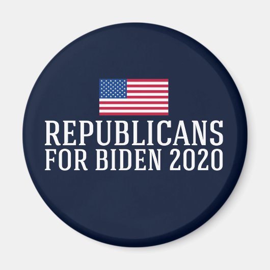 Republikaner für Biden 2020 Magnet (Vorne)