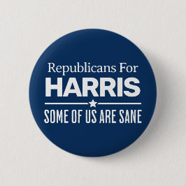 Republikaner für harris Proud Republikaner für Kam Button